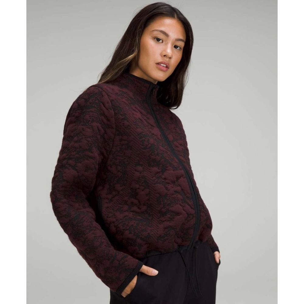 Lululemon Jacquard Insulated Multi-Textured Sweater Jacket